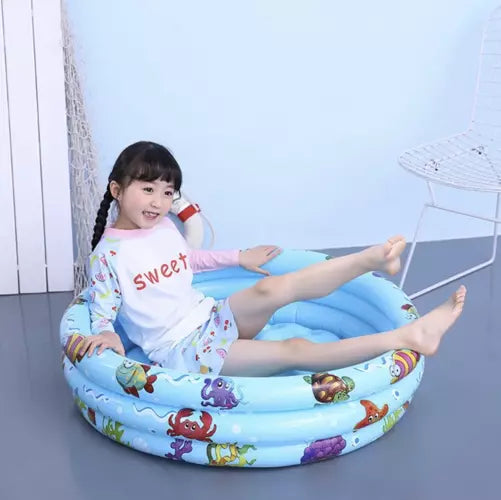 Inflatable pool for children - paddling pool Kruzzel 20932-11