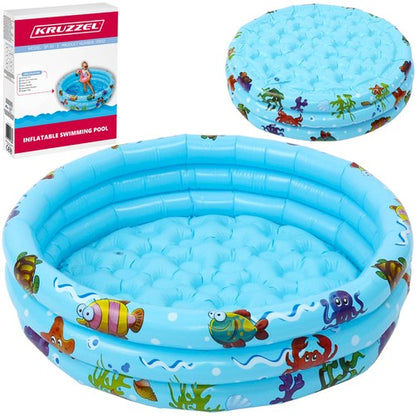 Inflatable pool for children - paddling pool Kruzzel 20932 Kruzzel 5900779942660