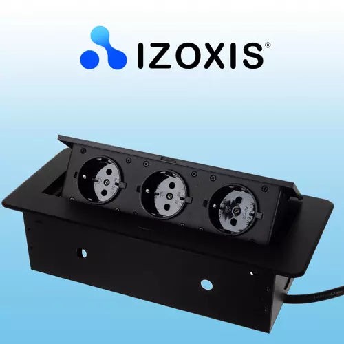 Socket hidden in the countertop - triple Izoxis 21659-10