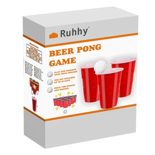 Beer Pong game - 50 cups Ruhhy 21232-8