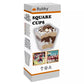 Square cups - 50 pcs. 120ml Ruhhy 21164-13