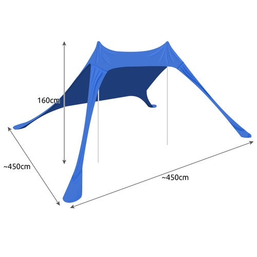 Beach tent - umbrella/cover Trizand 20982-18