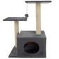 Cat tree 71cm gray Purlov 21712-4