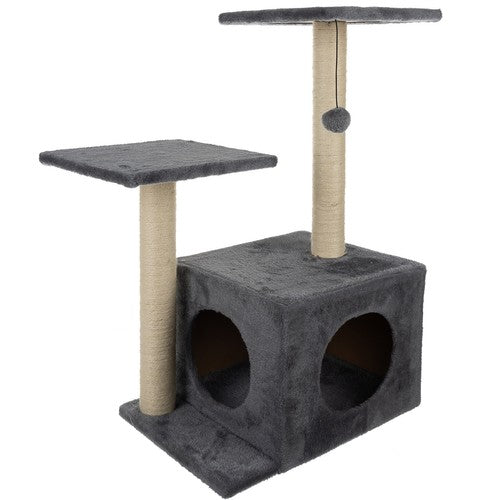 Cat tree 71cm gray Purlov 21712-8