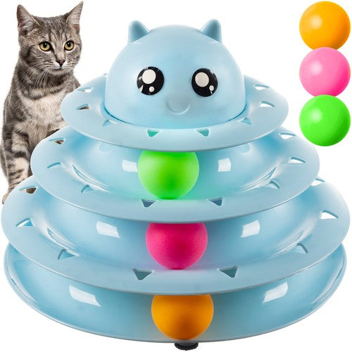 Cat toy - tower with balls Purlov 21837 Purlov 5904665713242