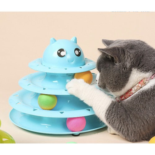 Cat toy - tower with balls Purlov 21837-8