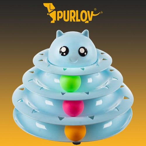 Cat toy - tower with balls Purlov 21837-1