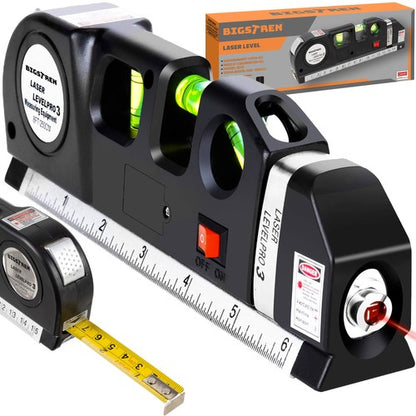 Laser level with measure 250cm Bigstren 21747 Bigstren 5904665712276