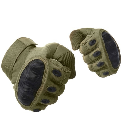 XL-khaki tactical gloves Trizand 21772-10