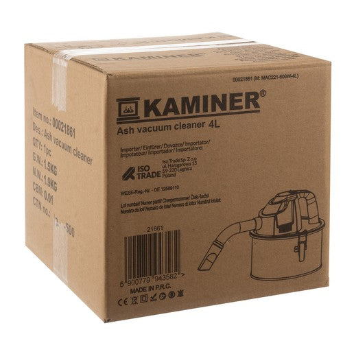 Ash vacuum cleaner 4L Kaminer 21861-12