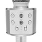 Karaoke microphone - silver Izoxis 22188-5