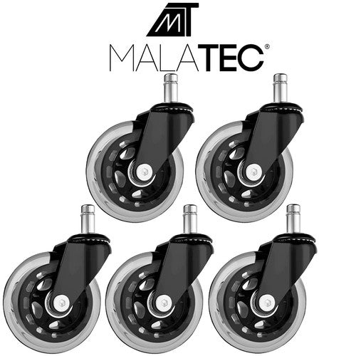 Wheels for an office chair - 5 pcs. Malatec 22077-5