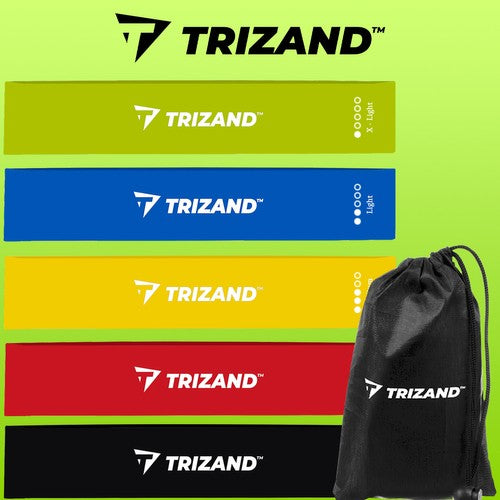 Exercise band set - 5pcs Trizand 21955-5