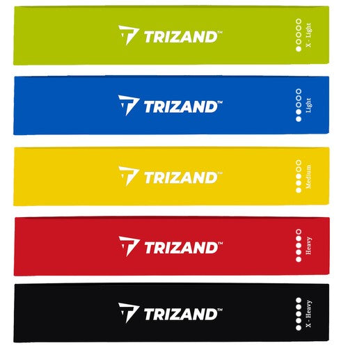 Exercise band set - 5pcs Trizand 21955-6