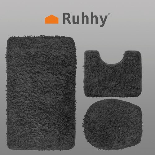 Bathroom rug - set - gray Ruhhy 22061-8