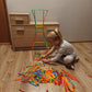 Blocks - straws - set 408 pcs. 22408-18