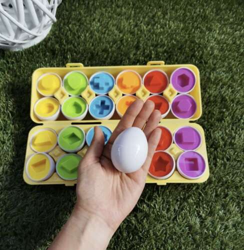 Puzzle - eggs set of 12 pcs. 22674-6