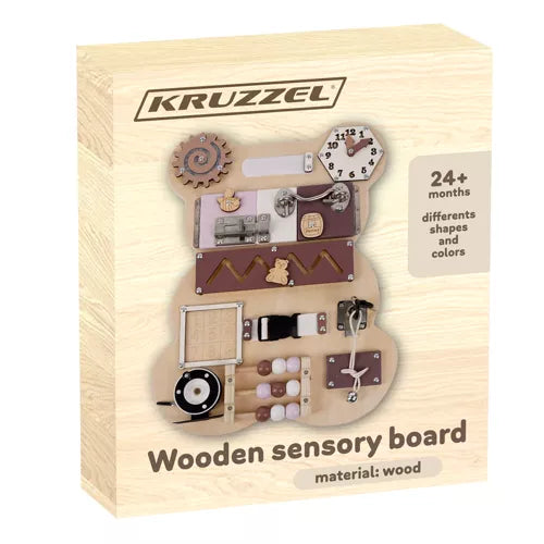 Manipulation board - Kruzzel 22584 teddy bear-17