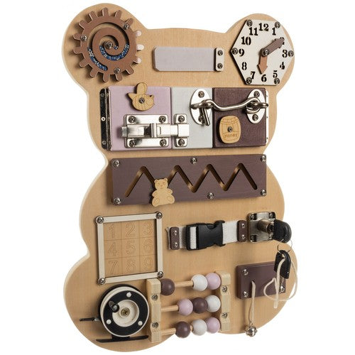 Manipulation board - Kruzzel 22584 teddy bear-2