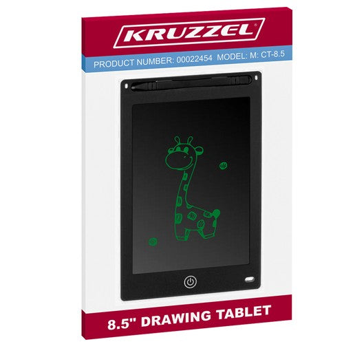 Drawing tablet 8.5" black KRUZZEL 22454-6