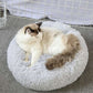 Hairy dog bed, gray 22759-1