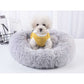 Hairy dog bed, gray 22759-5