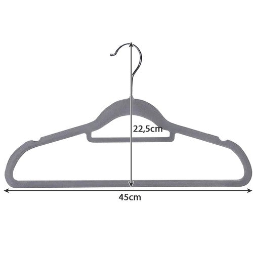 Clothes hanger 20 pieces - gray Ruhhy 22535-6