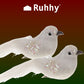 Christmas tree baubles - birds 2 pcs. Ruhhy 22338-9