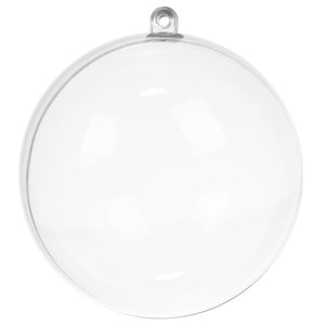 Transparent baubles 10 cm - set of 5 Ruhhy 22276-1