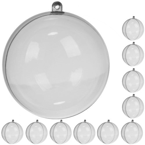 Transparent baubles 10 cm, set of 10 Ruhhy 22277 Ruhhy 5900779944718