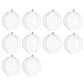 Transparent baubles 10 cm, set of 10 Ruhhy 22277-2