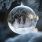 Transparent baubles 12cm - set of 5 Ruhhy 22278-8