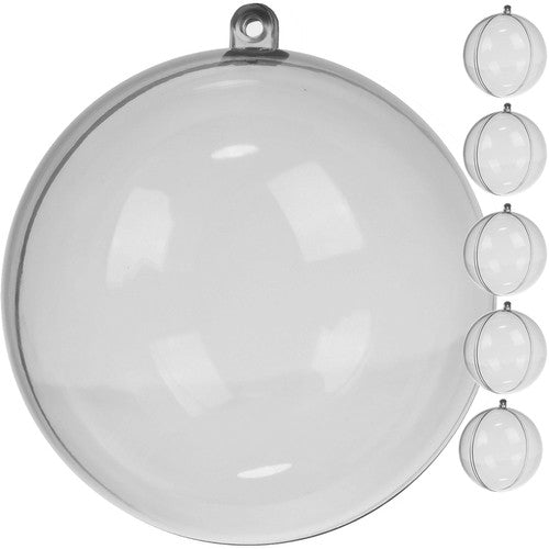 Transparent baubles 12cm - set of 5 Ruhhy 22278 Ruhhy 5900779944725