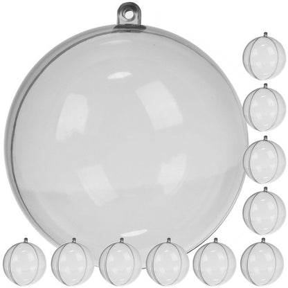 Transparent baubles 12cm set of 10 Ruhhy 22279 Ruhhy 5900779944732