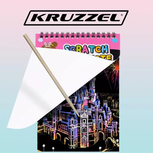 Set of scratch-off sheets + wooden stylus 22449-9