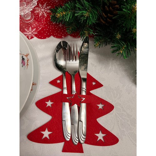 Cutlery case - Christmas trees, 12 pcs. Ruhhy 22304-8