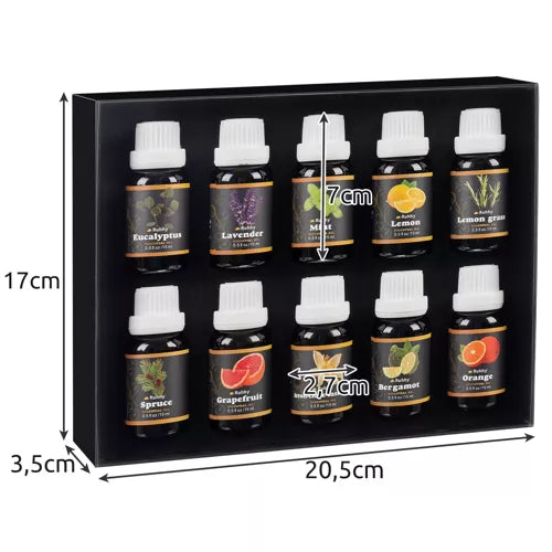 Essential oil - set of 10 pcs. 15 ml Ruhhy 21938-5