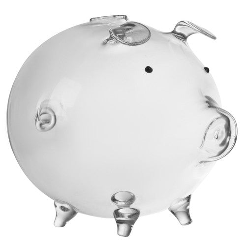 Ruhhy glass piggy bank 22588-3