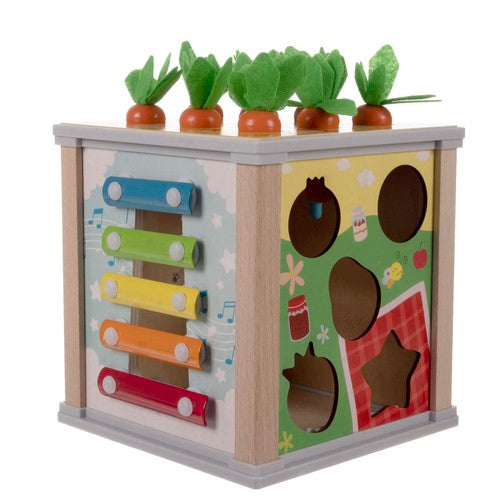 Wooden educational cube - sorter Kruzzel 22566-7