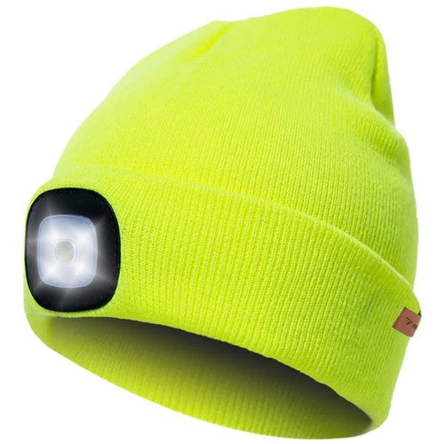 Winter hat with flashlight - yellow Trizand 22664 Trizand 5900779947337