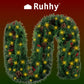 Christmas tree garland 2.7m HQ with Ruhhy 22325 lights-7