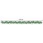 Snow-covered Christmas tree garland 2.7m HQ Ruhhy 22326-2