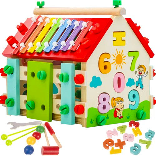 Kruzzel 22564 wooden educational house Kruzzel 5900779946705