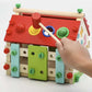 Kruzzel 22564 wooden educational house-5