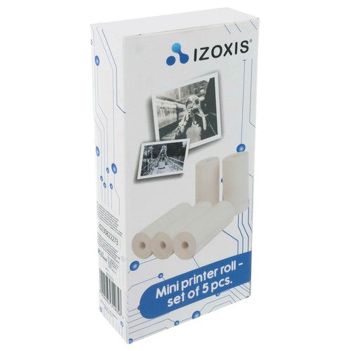 Mini printer roll - set of 5 pcs. Izoxis 22273-6