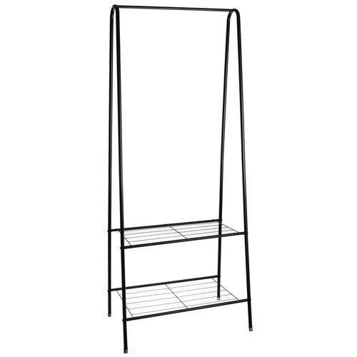 Clothes hanger - stand with shoe shelf 22258-2