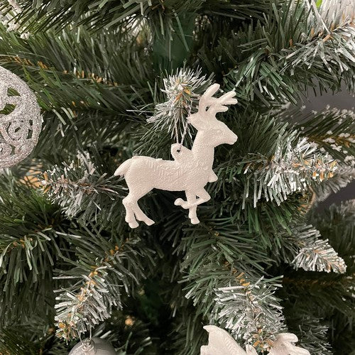 Christmas tree baubles - reindeer 9pcs Ruhhy 22517-3