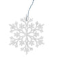 Christmas tree baubles - snowflakes 12 pcs. Ruhhy 22516-4