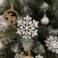 Christmas tree baubles - snowflakes 12 pcs. Ruhhy 22516-5