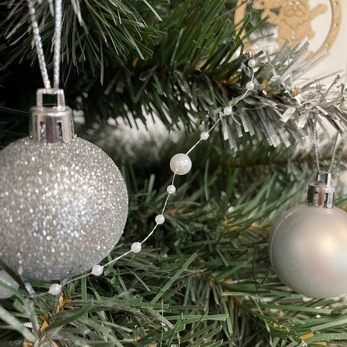 Christmas tree garland - pearls 5m Ruhhy 22499-5